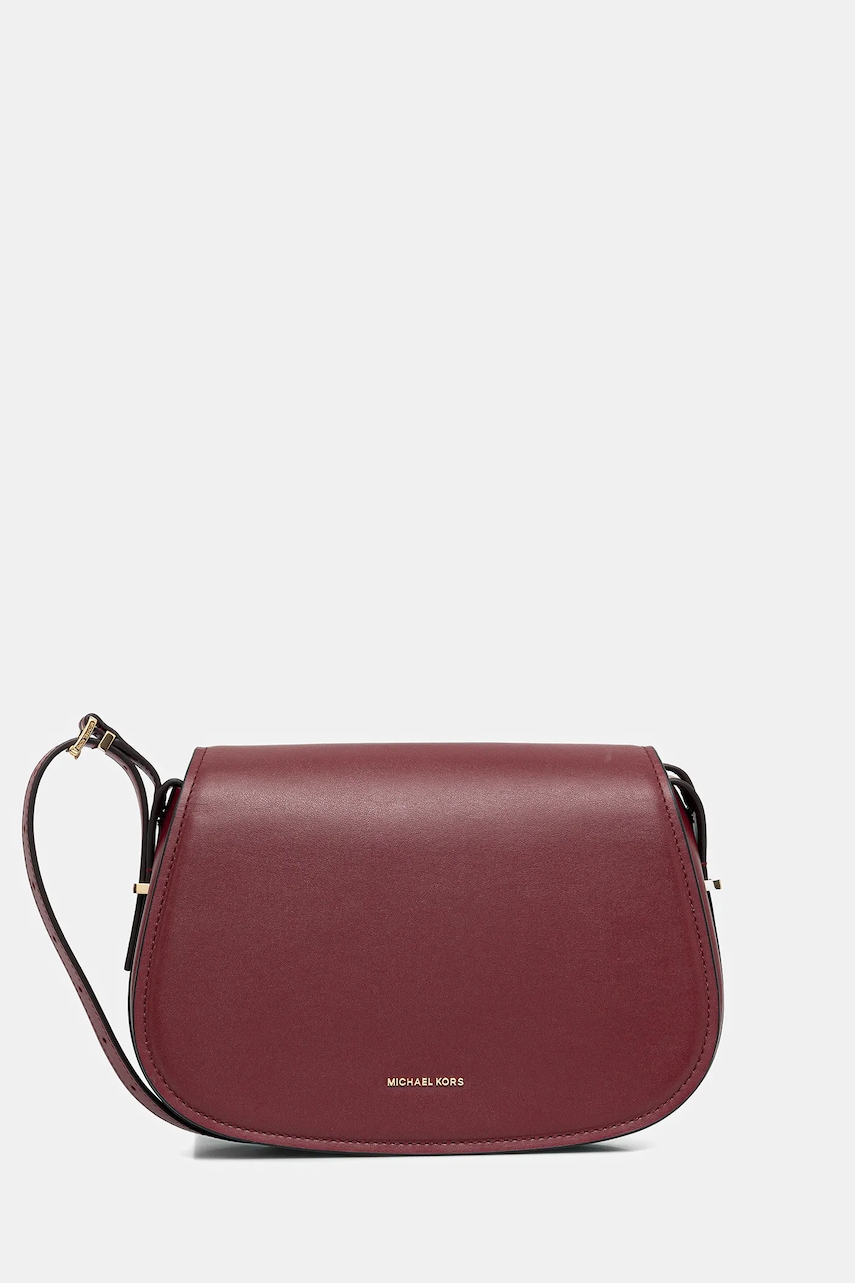 MICHAEL Michael Kors poșetă de piele culoarea maro, 30R5GL0M2L MICHAEL Michael Kors poșetă de piele culoarea maro, 30R5GL0M2L