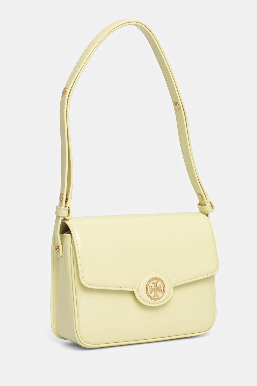 Сумочка Tory Burch Robinson Spazzolato цвет жёлтый 143122-701 Сумочка Tory Burch Robinson Spazzolato цвет жёлтый 143122-701