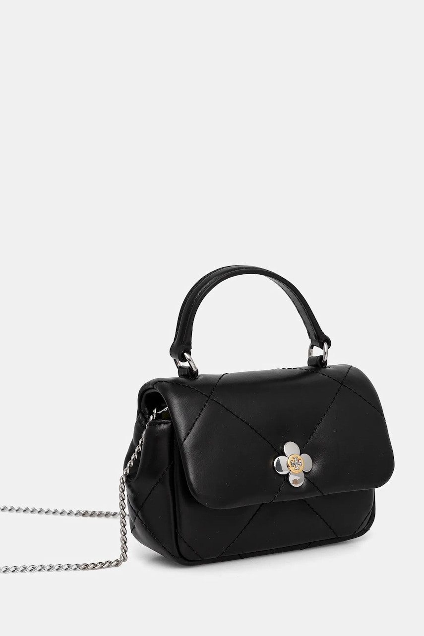 Сумочка Tory Burch Kira Clover Diamond Quilt цвет чёрный 165048-001 Сумочка Tory Burch Kira Clover Diamond Quilt цвет чёрный 165048-001