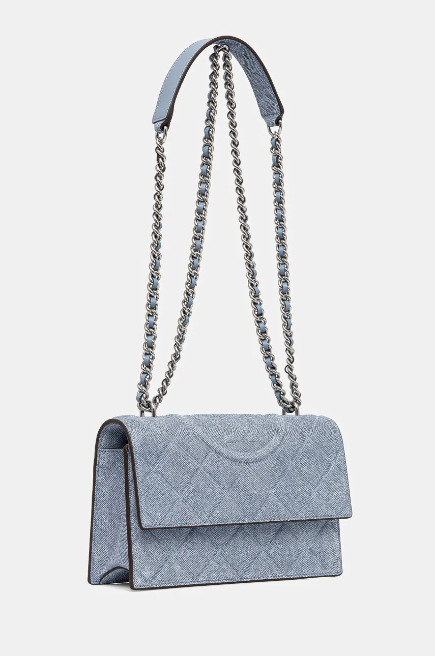 Сумочка Tory Burch Fleming Denim Small 167750-426 Сумочка Tory Burch Fleming Denim Small 167750-426