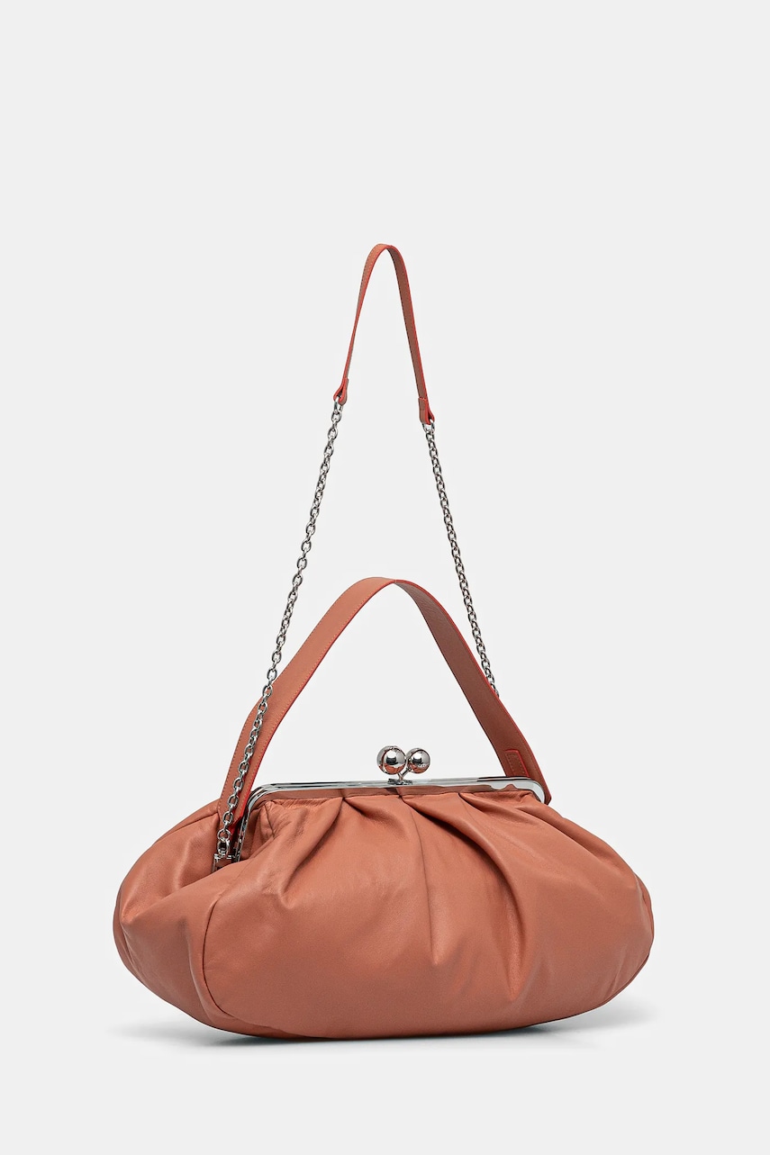 Кожаная сумочка Weekend Max Mara цвет оранжевый 2515511014600 Кожаная сумочка Weekend Max Mara цвет оранжевый 2515511014600