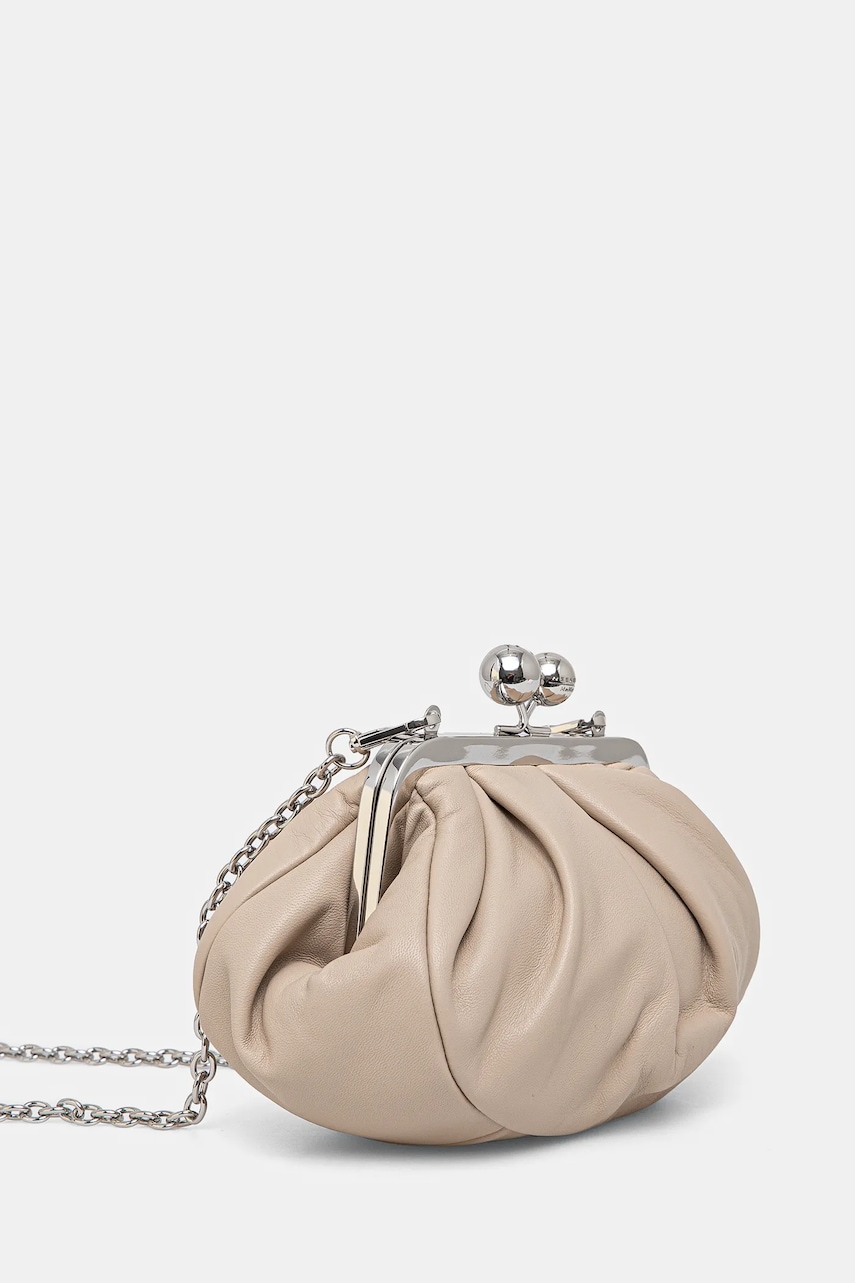 Кожаная сумка Weekend Max Mara цвет бежевый 2515511034600 Кожаная сумка Weekend Max Mara цвет бежевый 2515511034600