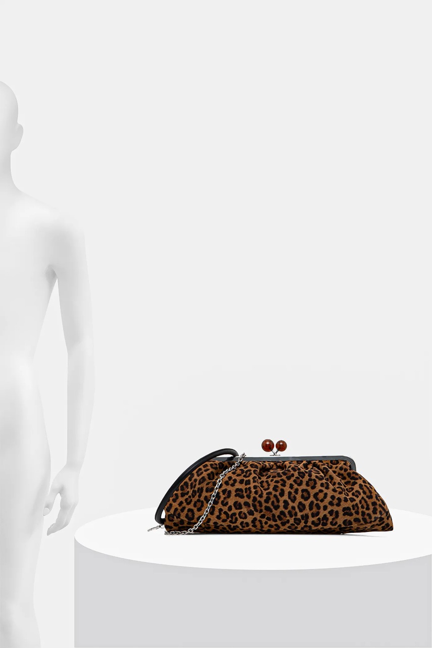Замшева сумочка Weekend Max Mara колір коричневий 2515511054600 