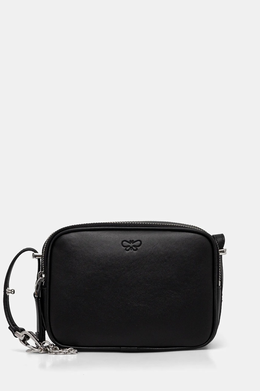 Weekend Max Mara poseta de piele culoarea negru, 2515511154600