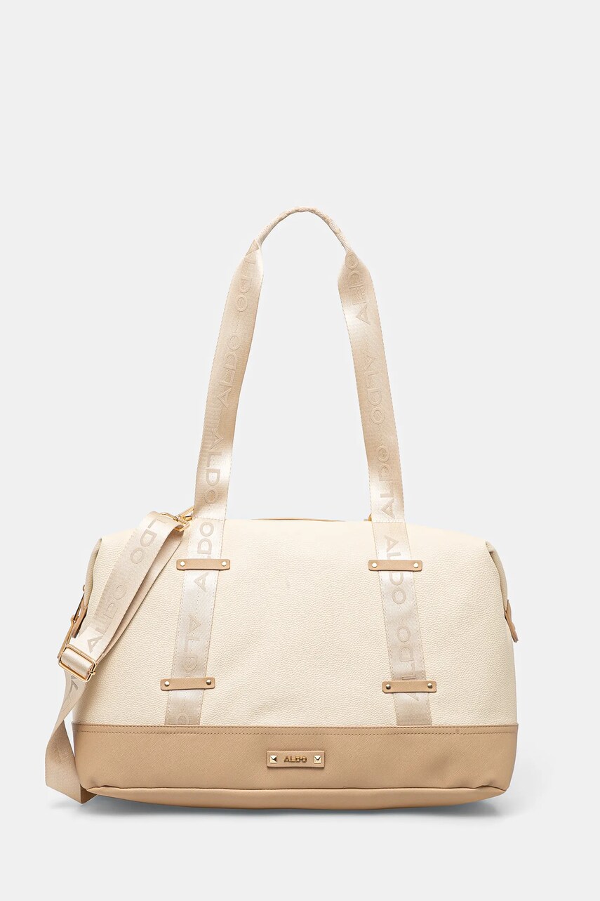 Aldo geantă CARRAENDRA culoarea bej, 13989255