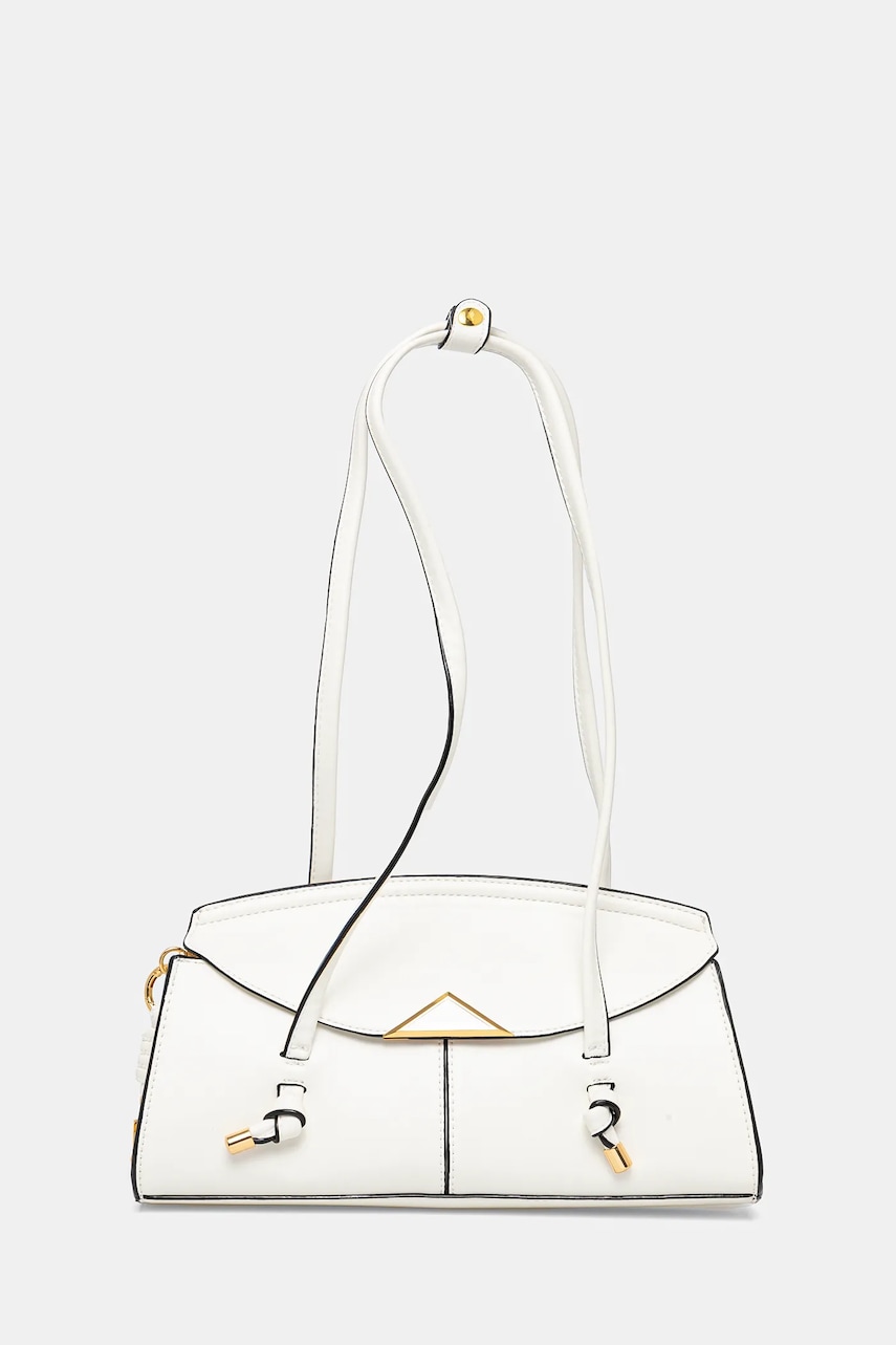 Aldo geantă SHOULDERSADIE culoarea alb, 13933781