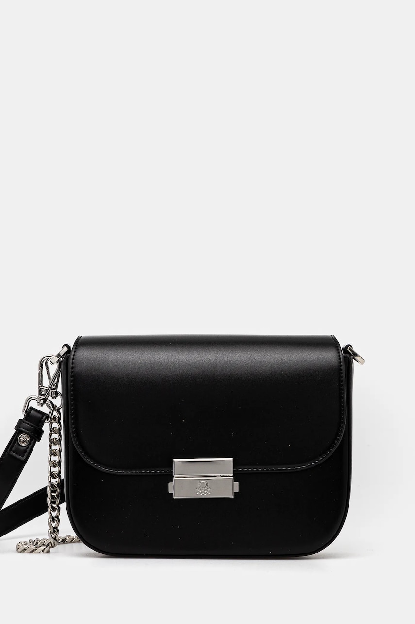 United Colors of Benetton poseta culoarea negru, 6QTUDY06Y United Colors of Benetton poseta culoarea negru, 6QTUDY06Y