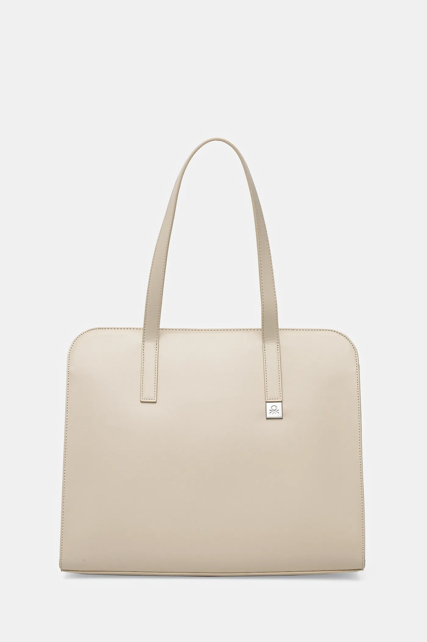 United Colors of Benetton poseta culoarea bej, 6QTUDY074 United Colors of Benetton poseta culoarea bej, 6QTUDY074