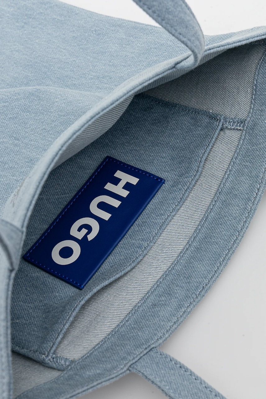 Bavlněná kabelka Hugo Blue