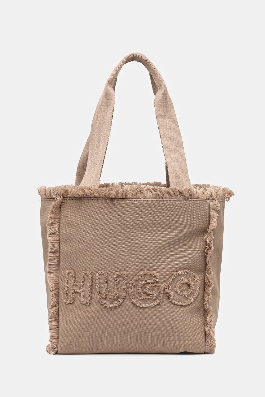 HUGO poseta culoarea bej, 50541535