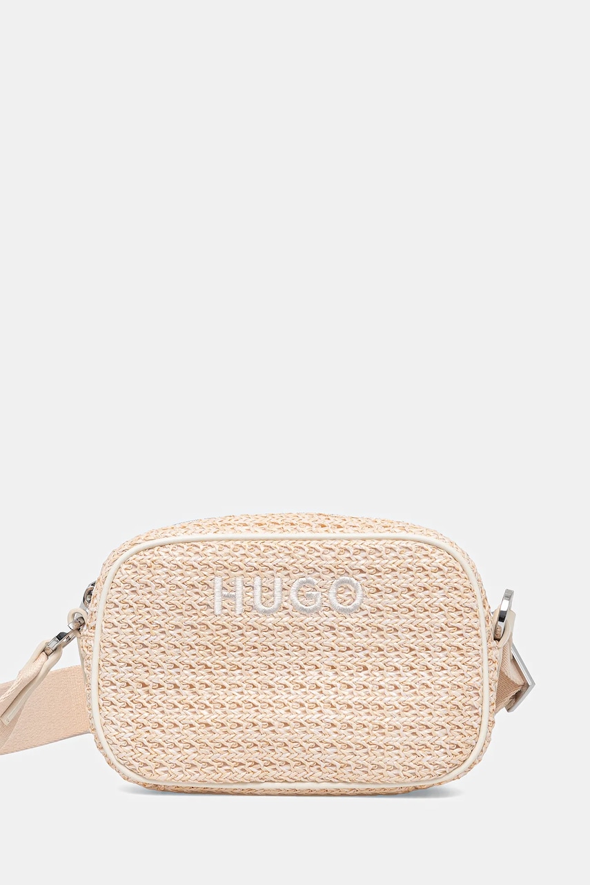HUGO geanta culoarea bej, 50541892