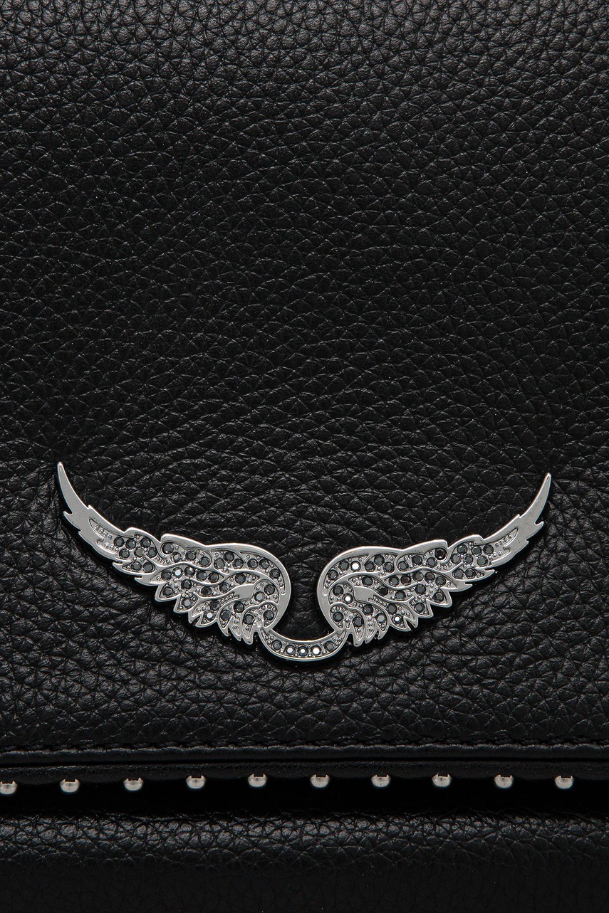 Δερμάτινη τσάντα ZADIG&VOLTAIRE ROCK GRAINED LEATHER STUDS φωτογραφία