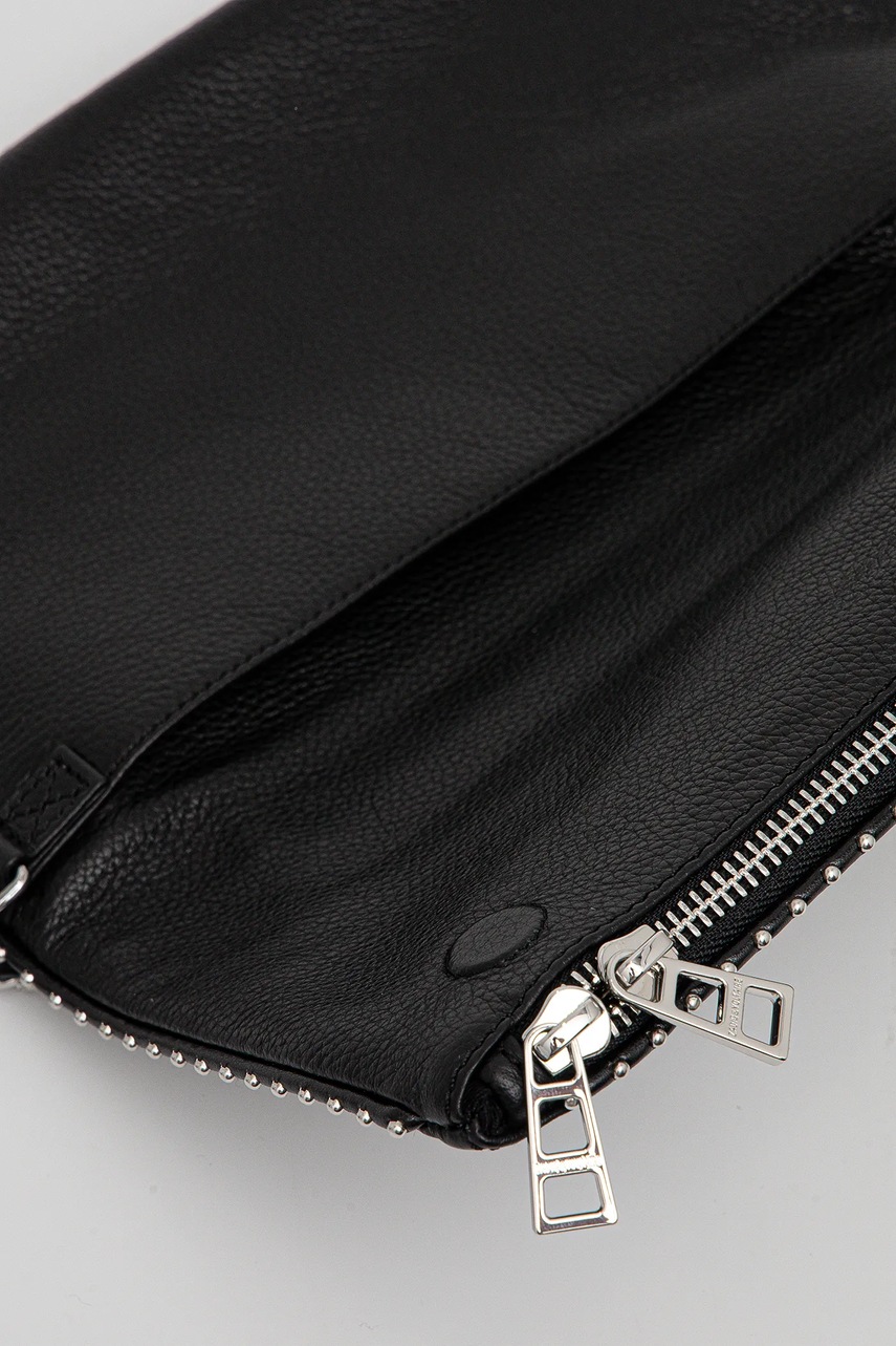 Δερμάτινη τσάντα ZADIG&VOLTAIRE ROCK GRAINED LEATHER STUDS φωτογραφία