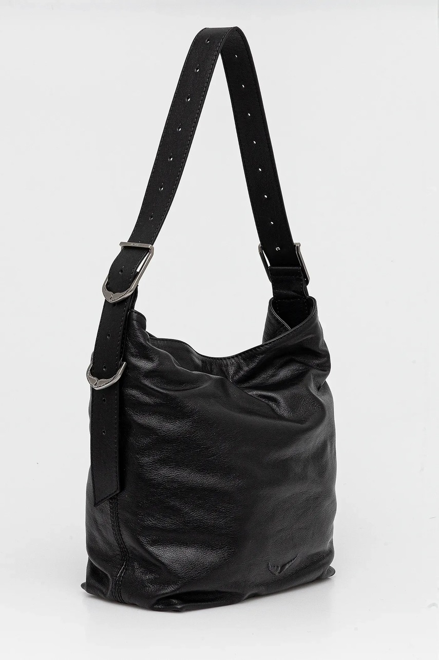 Кожаная сумочка ZADIG&VOLTAIRE цвет черный LWBA03856