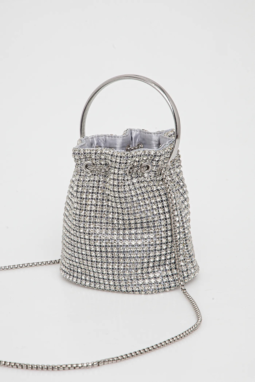 Сумочка Aldo BLINGBUCKET цвет серебрянный 14009912 Сумочка Aldo BLINGBUCKET цвет серебрянный 14009912