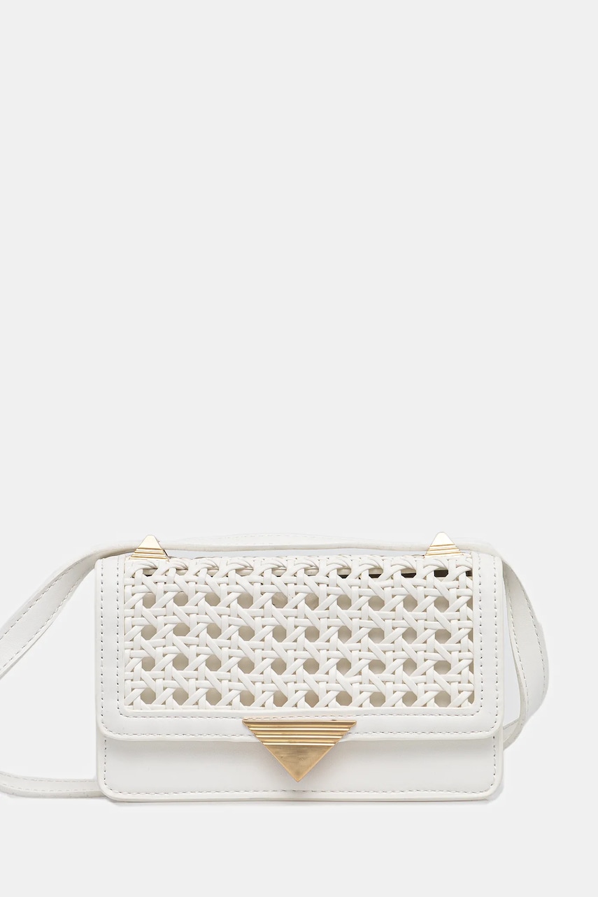 Aldo poșetă ZENITHMINI culoarea alb, 13989732