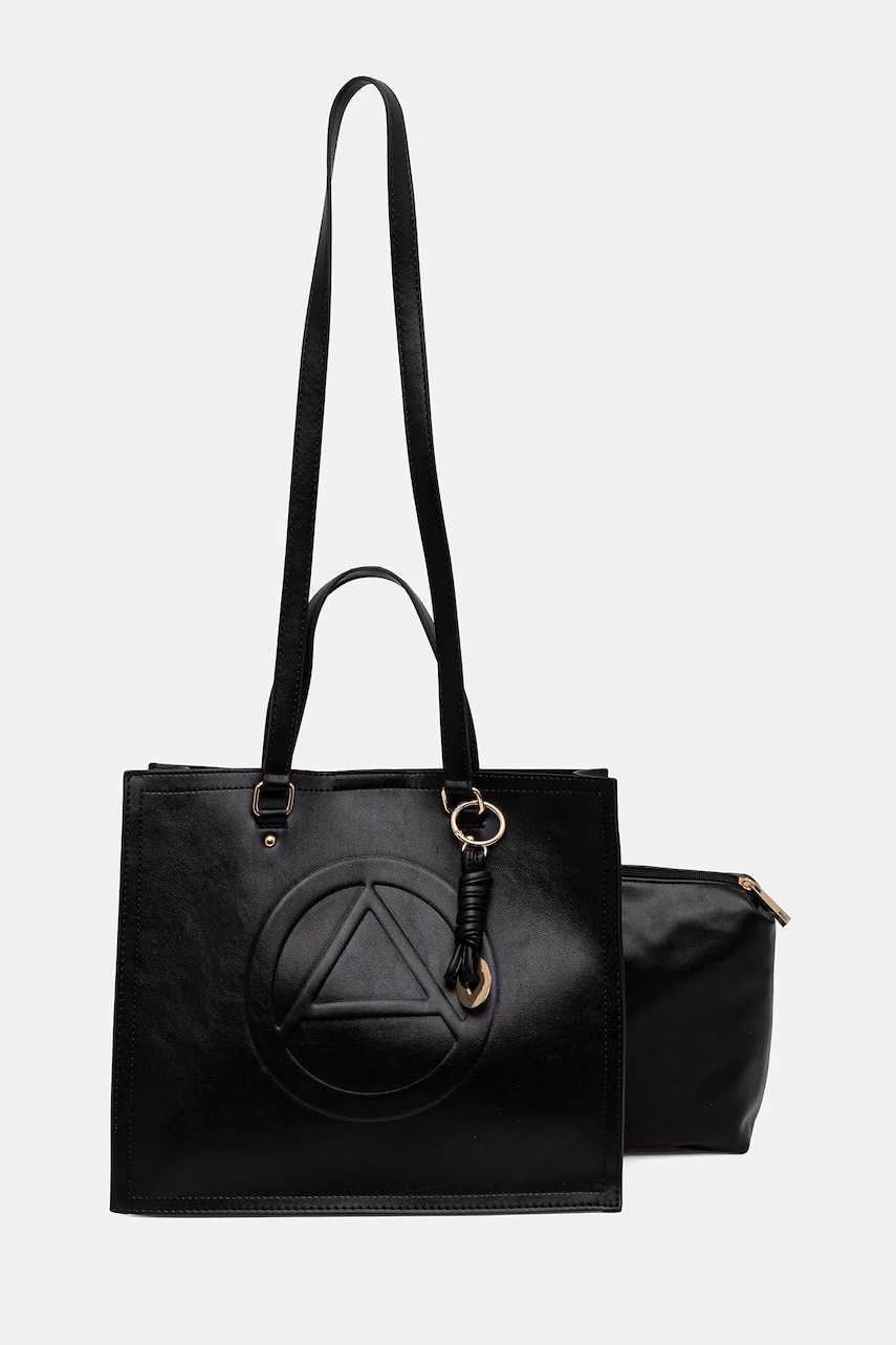 Aldo geanta CUSTANCE culoarea negru, 13989460