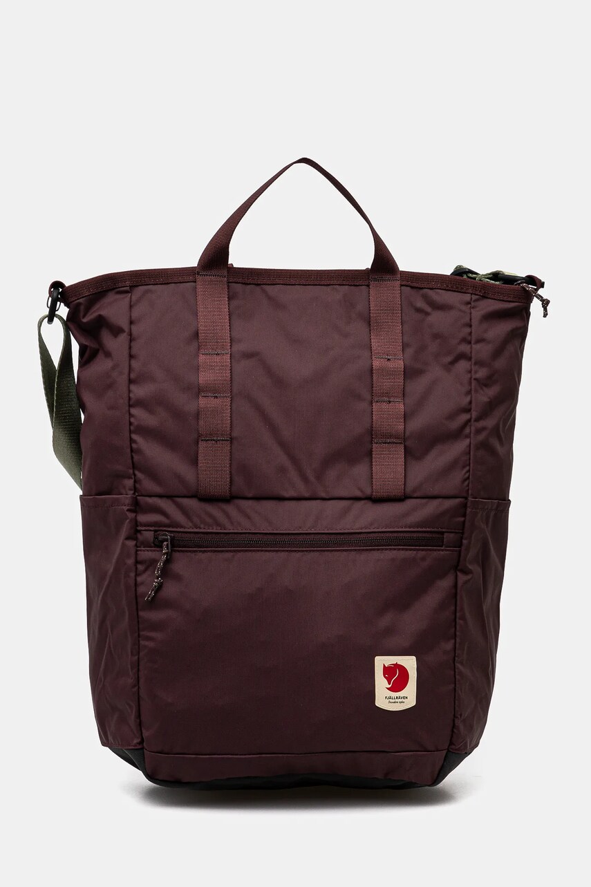 Fjallraven rucsac High Coast femei, culoarea bordo, mare, neted, F23225