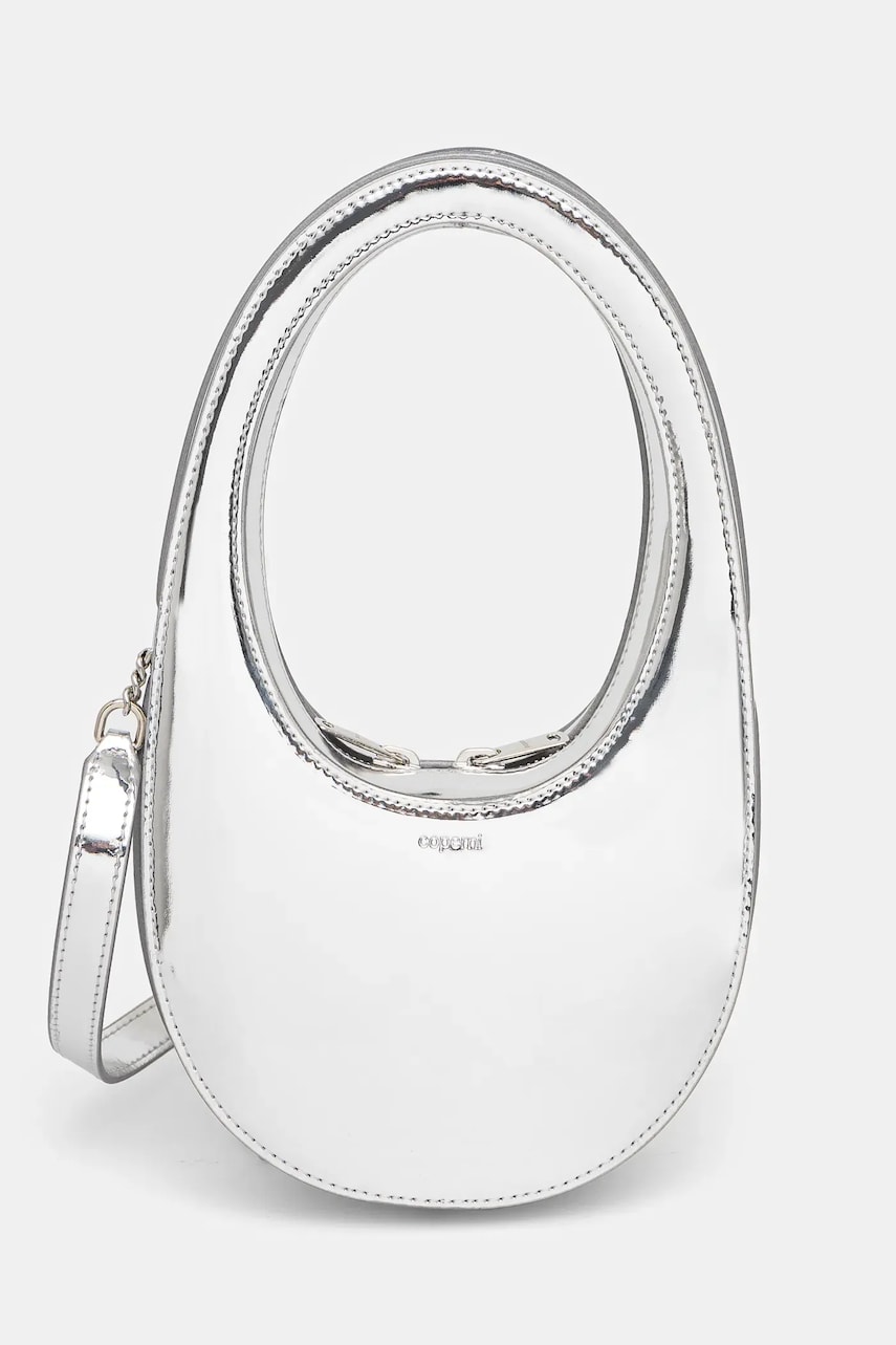 Coperni poseta Mirrored Crossbody Mini Swipe culoarea argintiu, COPBA38BISF6005 Coperni poseta Mirrored Crossbody Mini Swipe culoarea argintiu, COPBA38BISF6005