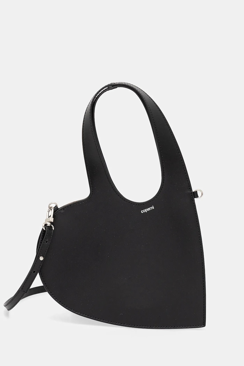 Levně Kožená kabelka Coperni Crossbody Baby Heart Tote černá barva, COPBA93F6031