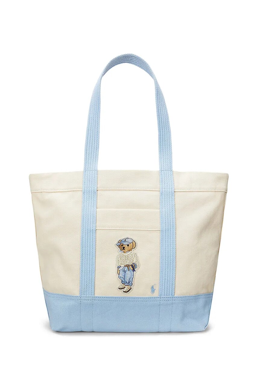 Levně Kabelka Polo Ralph Lauren modrá barva, 428967715