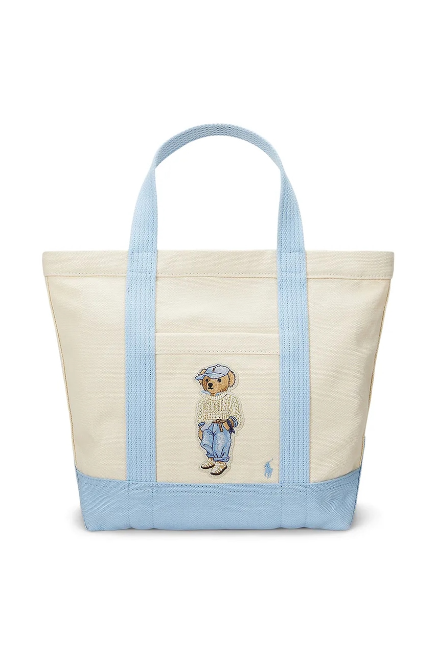 Levně Kabelka Polo Ralph Lauren modrá barva, 428967716