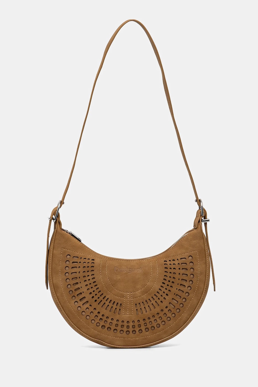 Desigual geantă ORBIS CASCAIS culoarea maro, 25SAXP09 - 0 | YEO