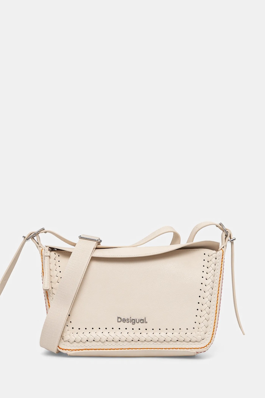 Desigual poseta TRAMA MUNICH culoarea bej, 25SAXP52