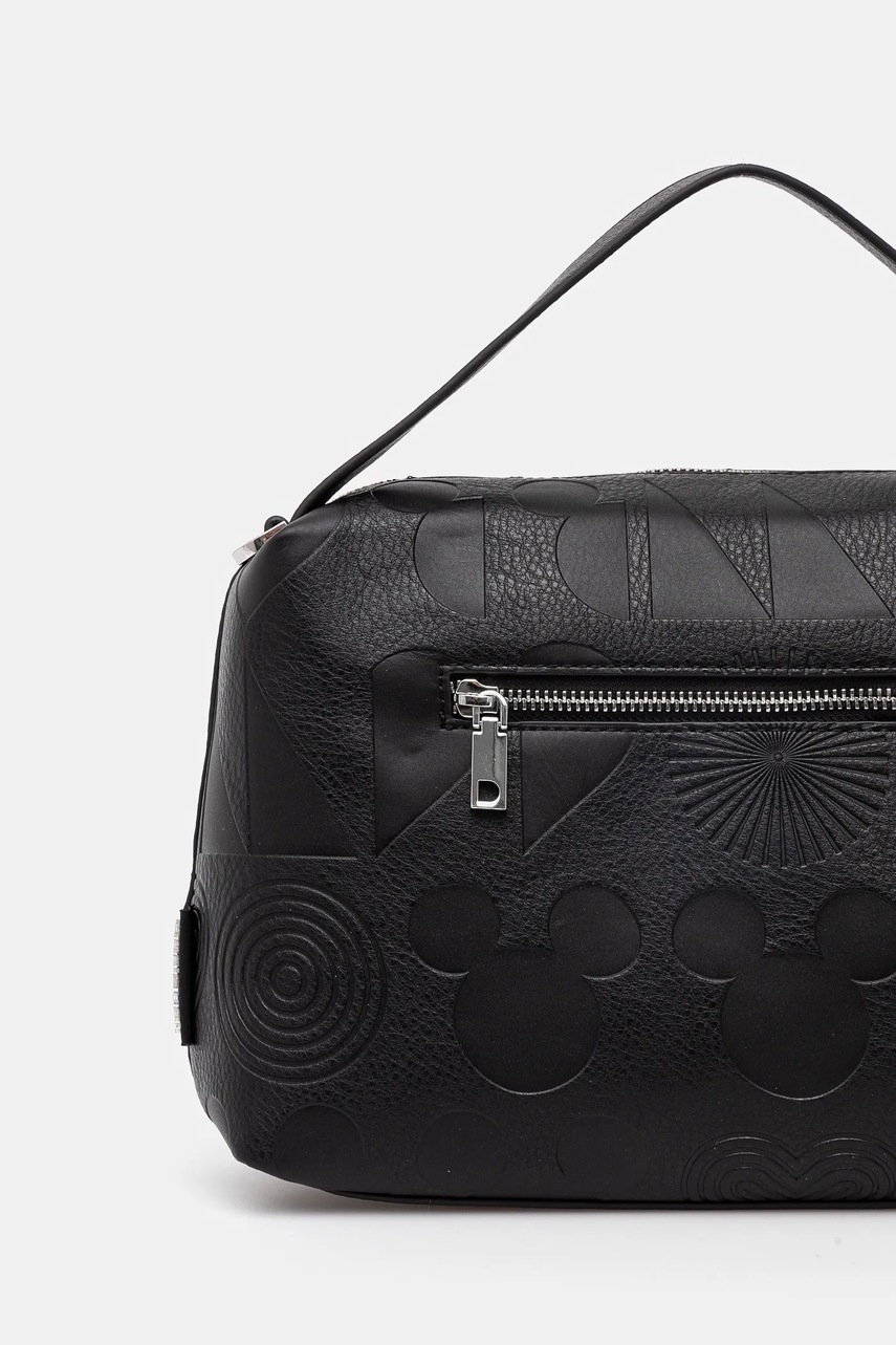 Desigual kézitáska ALL MICKEY BERGAMO fekete, 25SAXP65 termék 2. képe