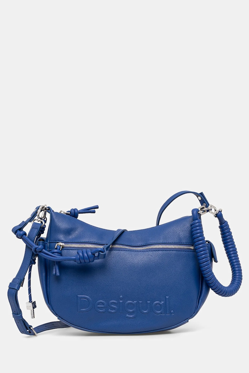 Desigual poseta HALF ASTANA FANTASY culoarea violet, 25SAXPBU Desigual poseta HALF ASTANA FANTASY culoarea violet, 25SAXPBU