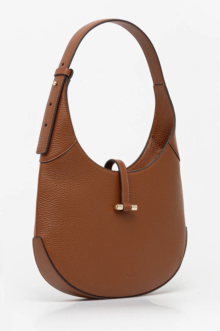 Кожаная сумочка BOSS цвет коричневый 50542044