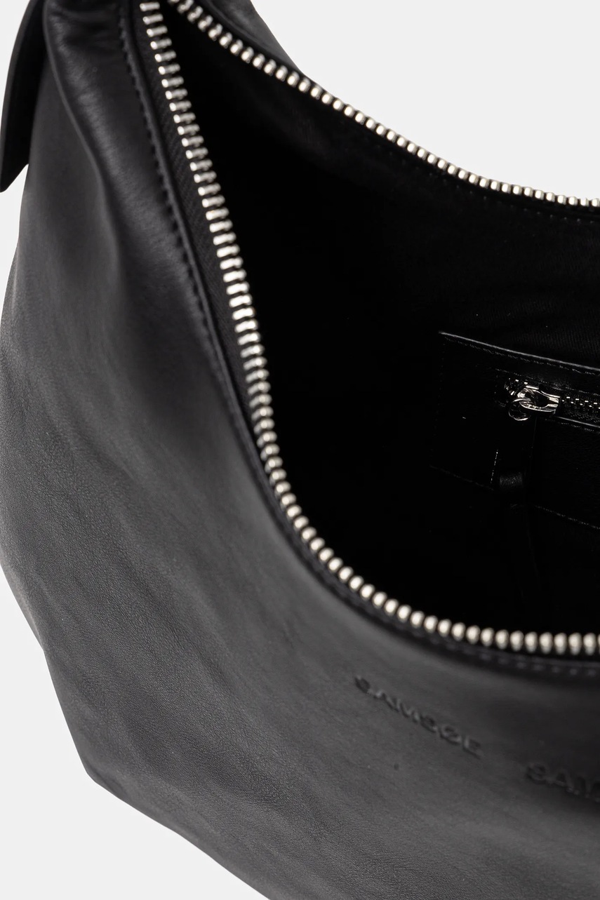 Τσάντα Samsoe Samsoe SAFREJA χρώμα: μαύρο, F25100102 φωτογραφία