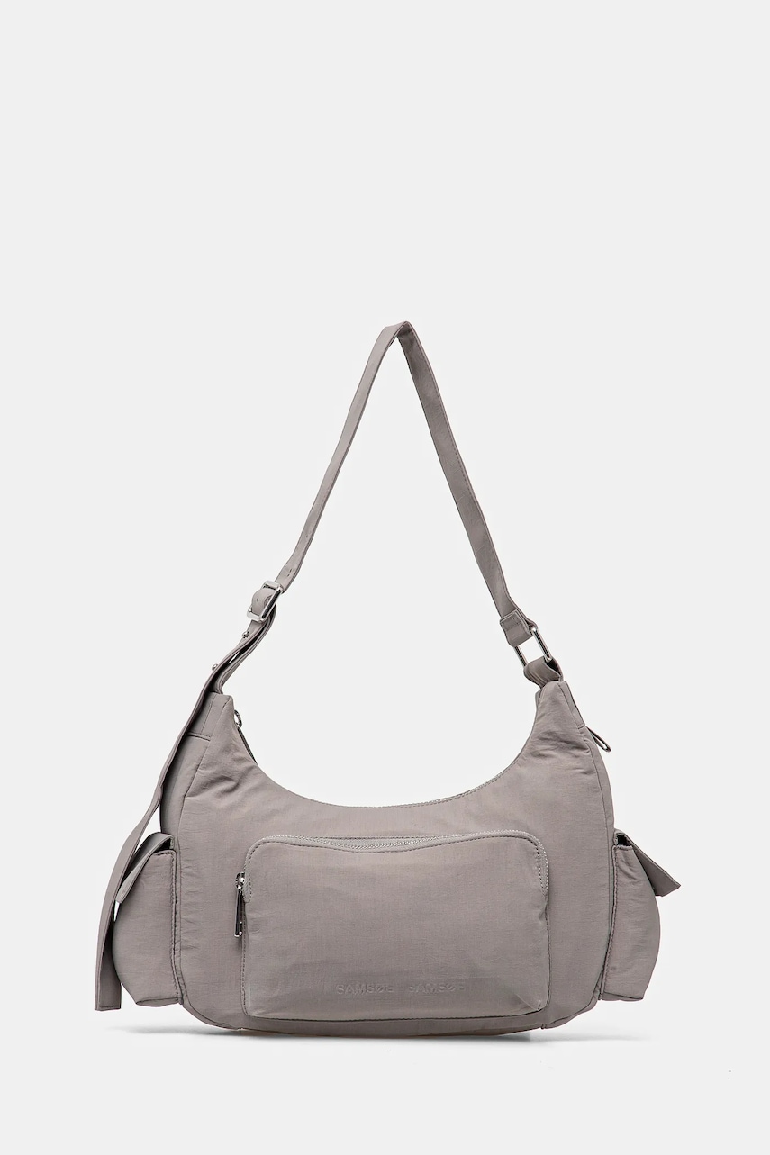 Samsoe Samsoe poseta SAAMELIE culoarea gri, F25100097