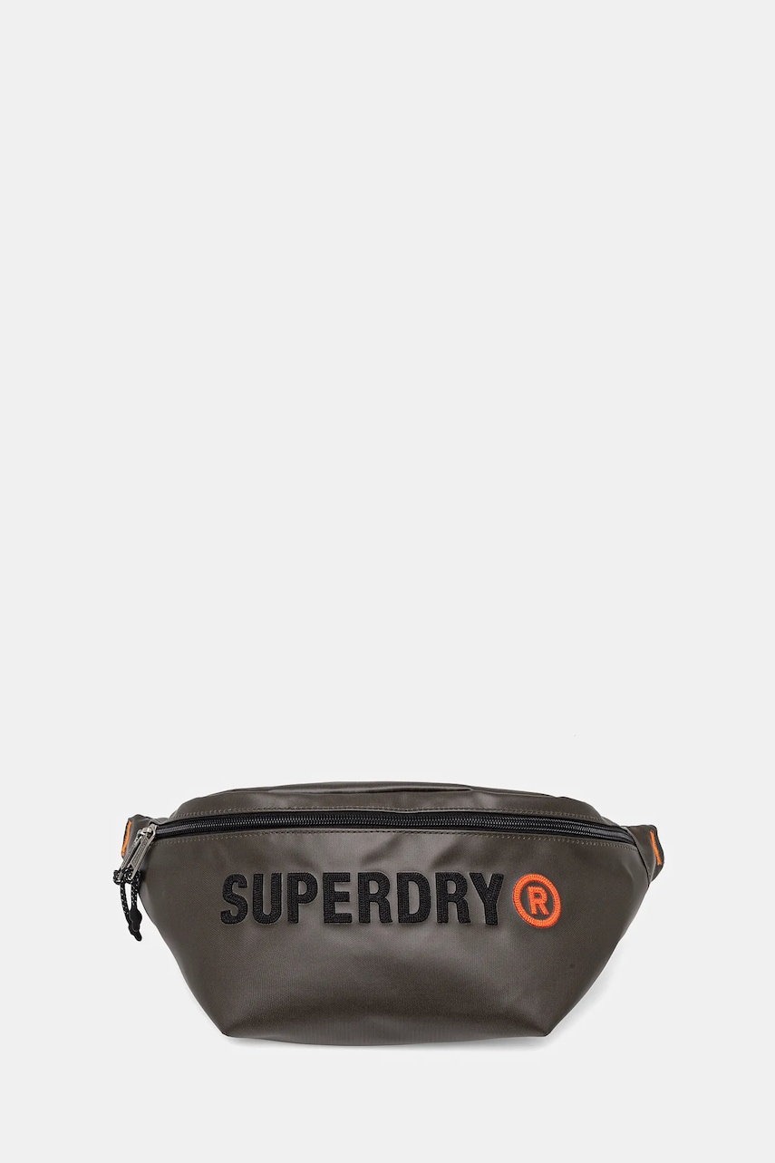 Superdry borseta femei, culoarea verde, W9110413A-1KM