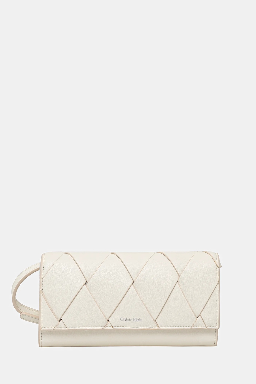 Levně Psaníčko Calvin Klein béžová barva, K60K612970