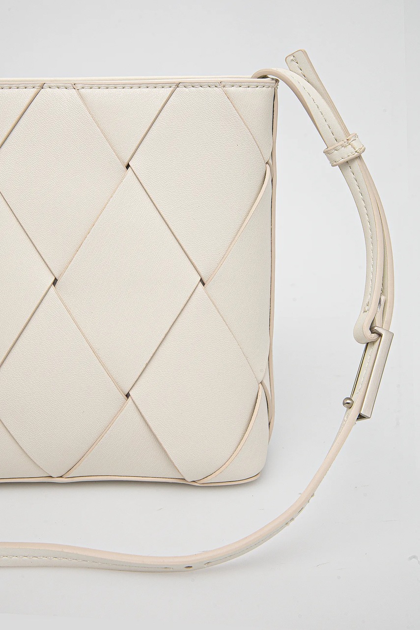 Τσάντα Calvin Klein χρώμα: μπεζ, K60K612991 φωτογραφία