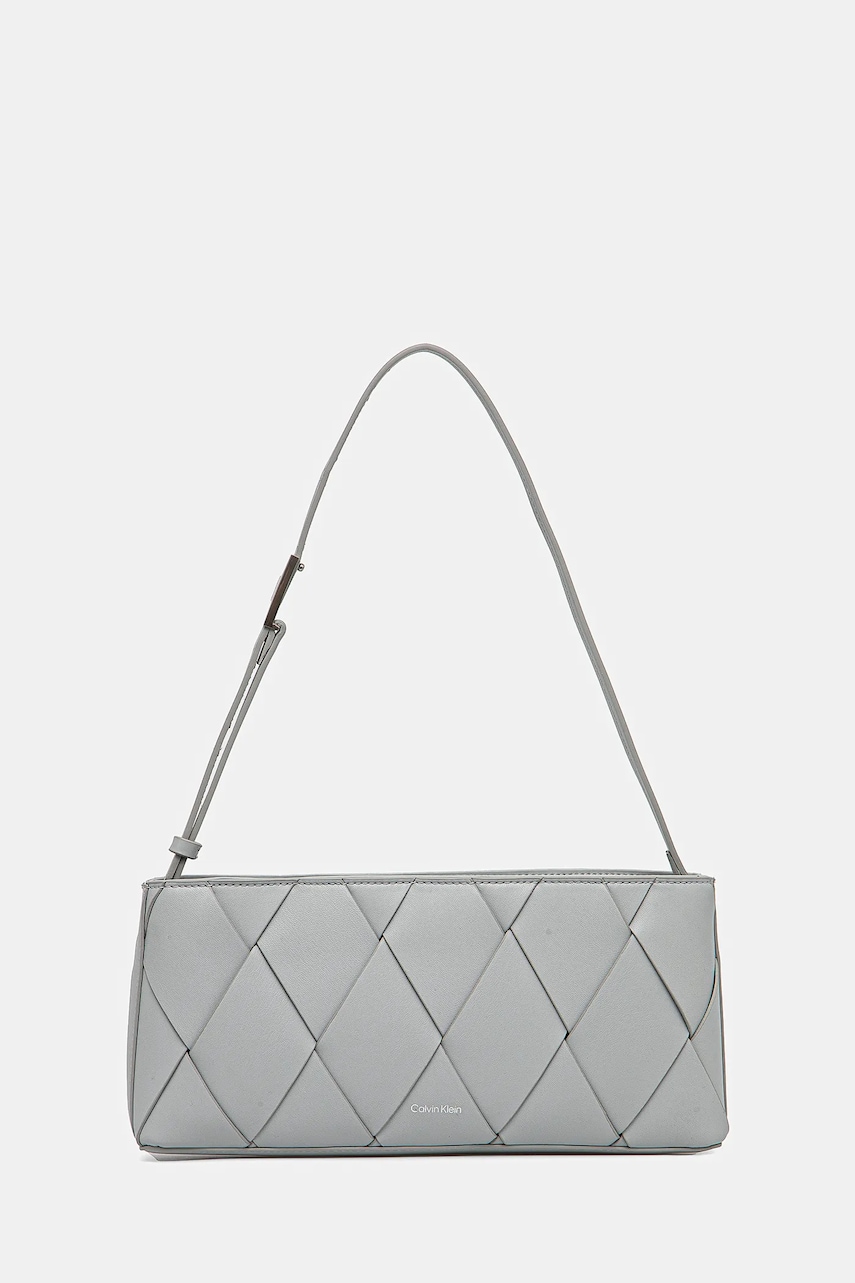 Levně Kabelka Calvin Klein šedá barva, K60K612992