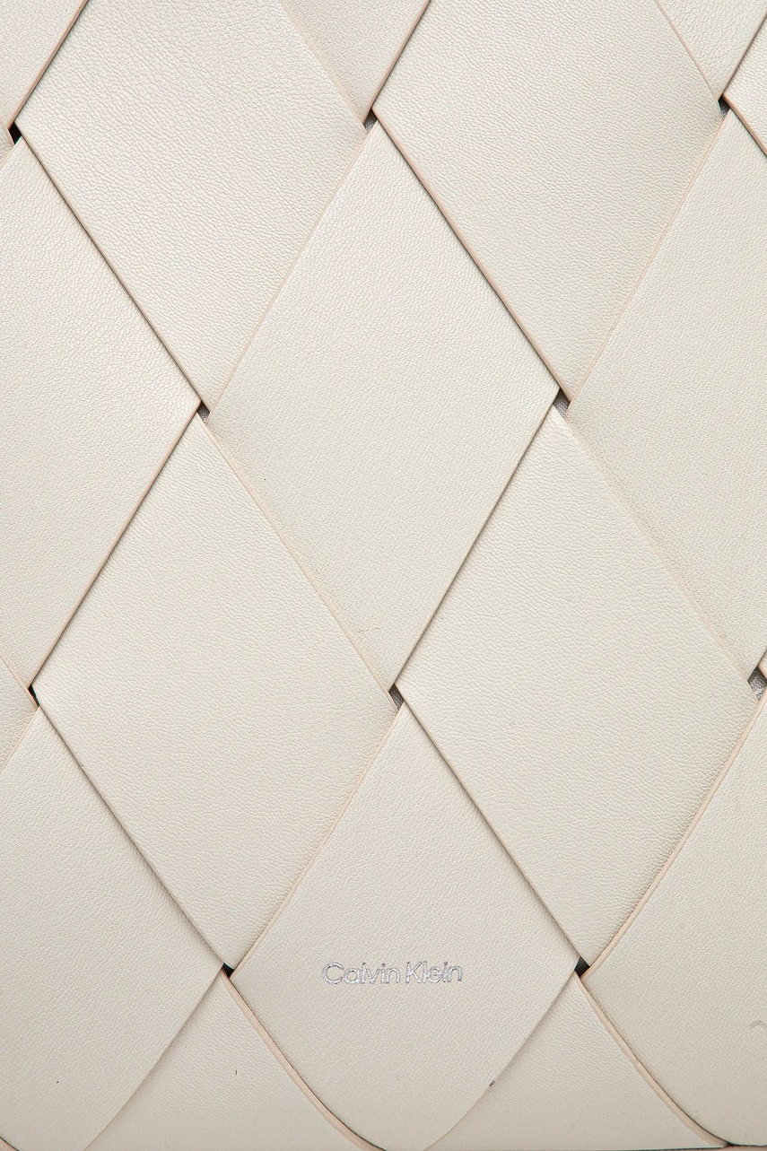 Τσάντα Calvin Klein χρώμα: μπεζ, K60K612994 φωτογραφία