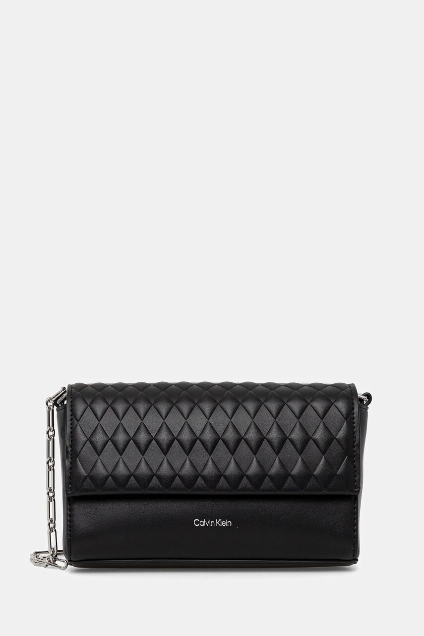 Levně Kabelka Calvin Klein černá barva, K60K612995