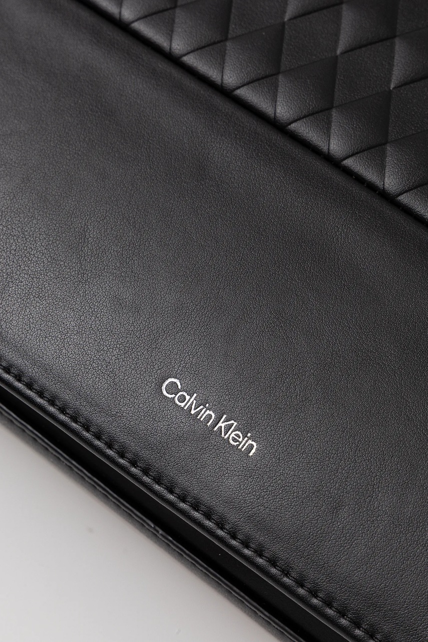 Τσάντα Calvin Klein χρώμα: μαύρο, K60K612996 φωτογραφία