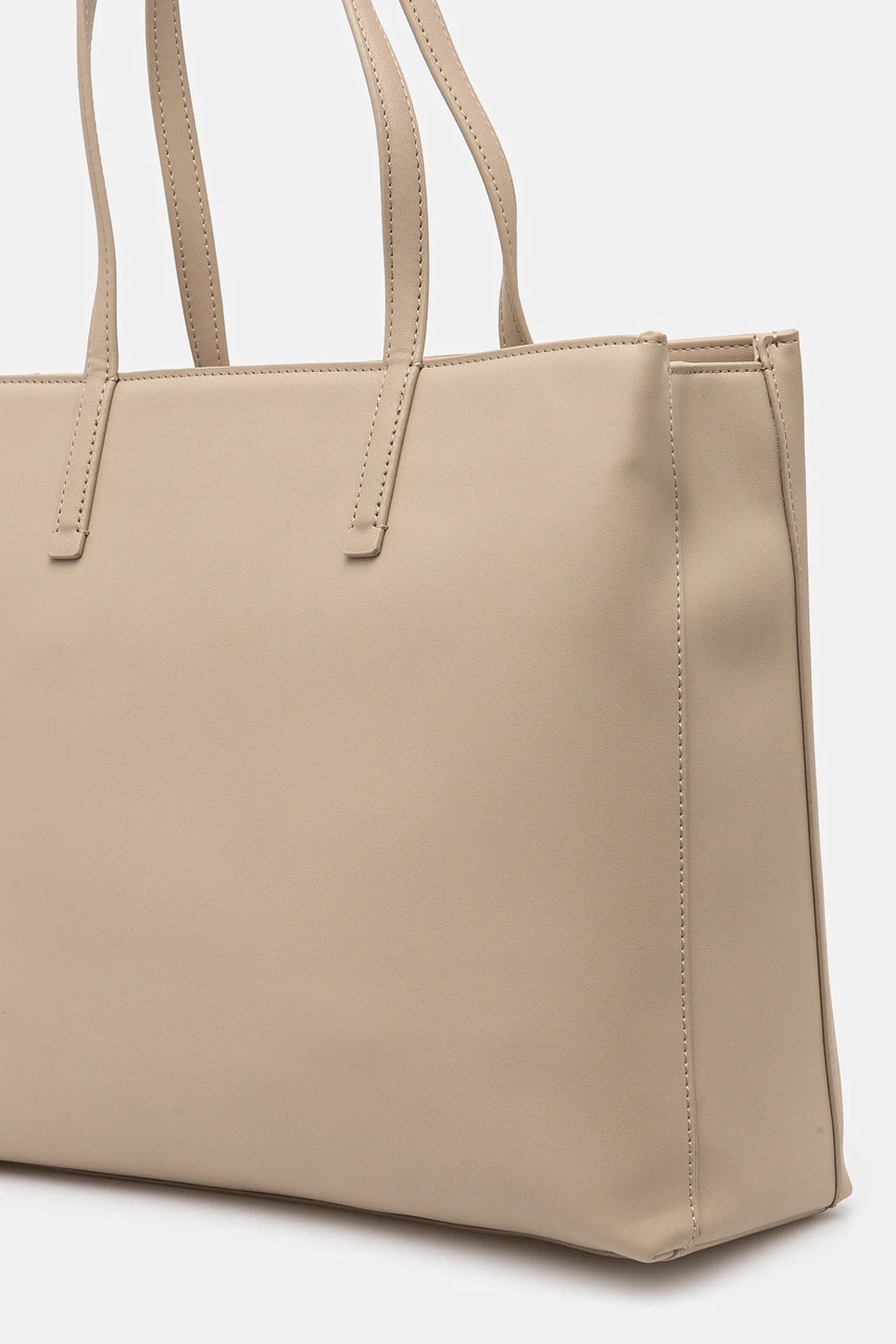 Τσάντα Calvin Klein χρώμα: μπεζ, K60K613019 φωτογραφία