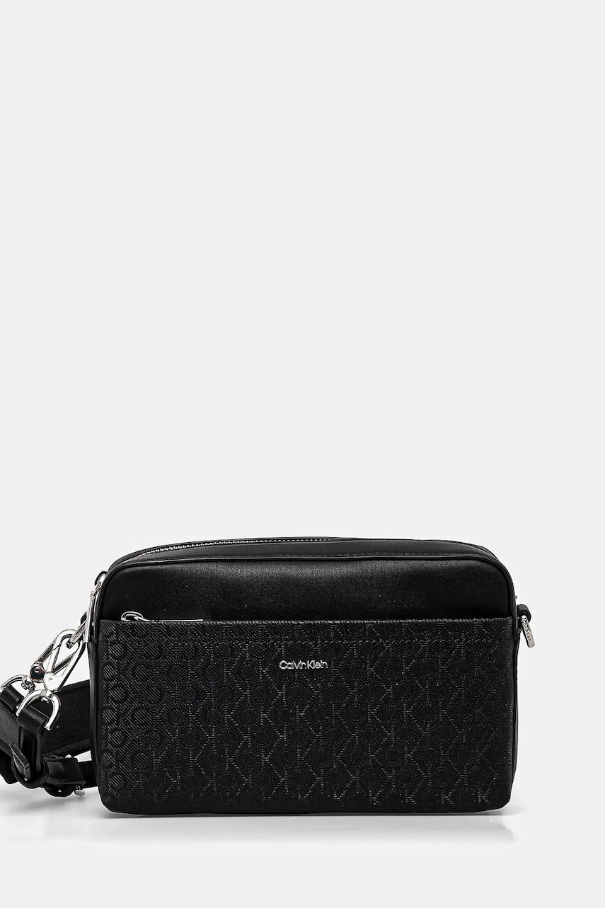 Levně Kabelka Calvin Klein černá barva, K60K613021
