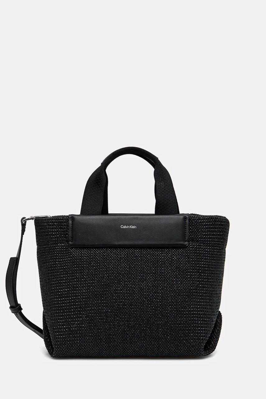 Levně Kabelka Calvin Klein černá barva, K60K613026