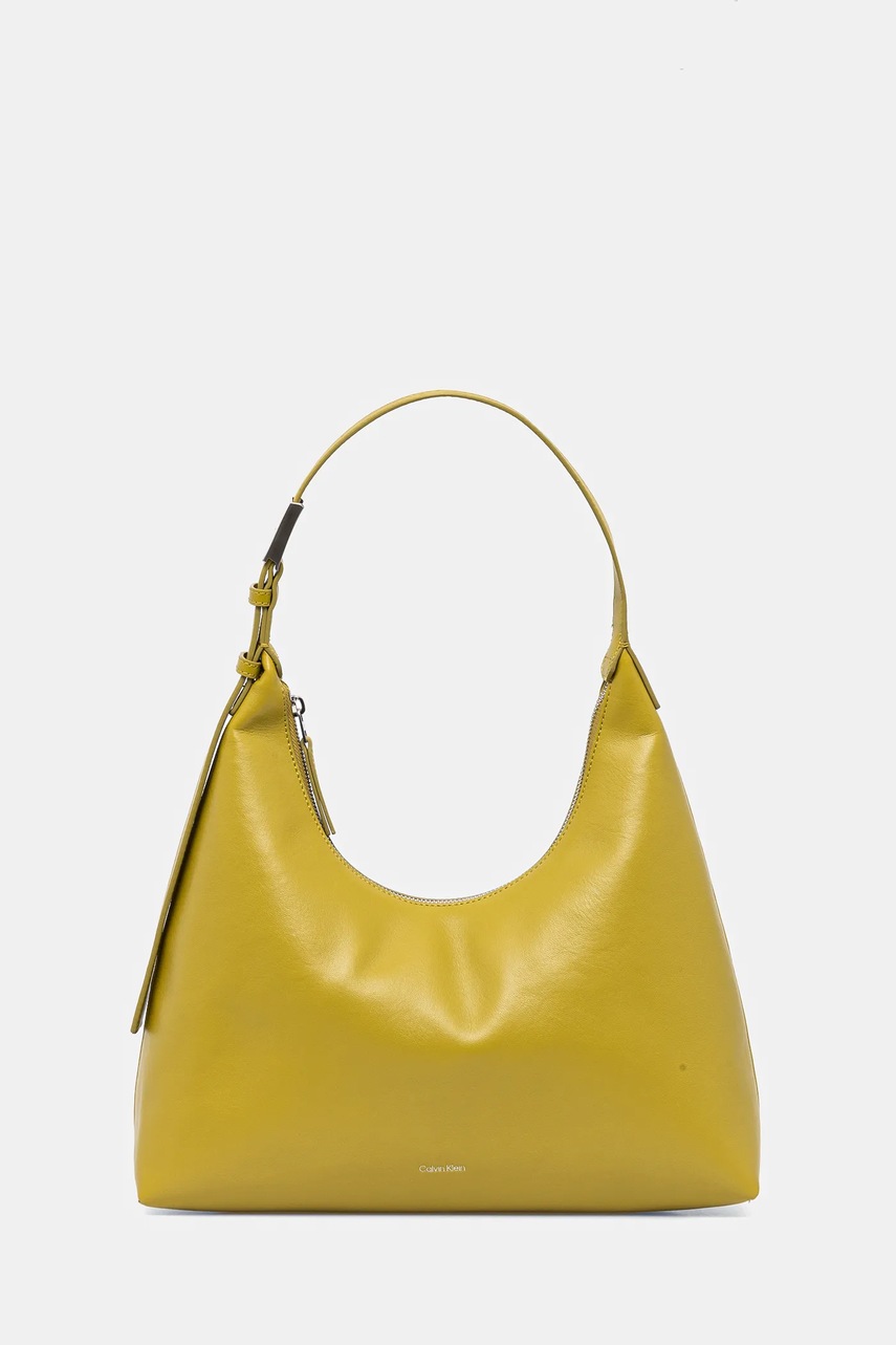 Levně Kabelka Calvin Klein zelená barva, K60K613031