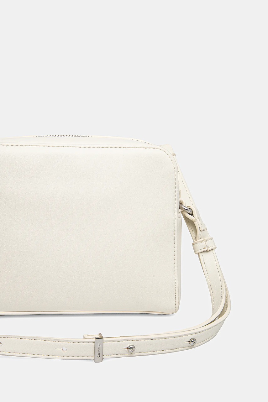 Τσάντα Calvin Klein χρώμα: μπεζ, K60K613108 φωτογραφία