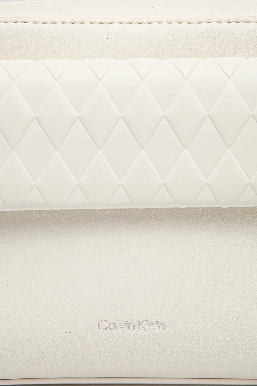 Τσάντα Calvin Klein χρώμα: μπεζ, K60K613108 φωτογραφία