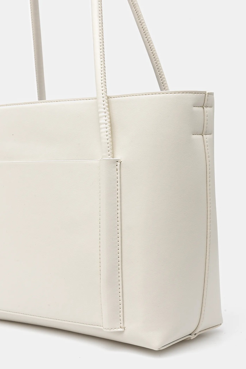 Τσάντα Calvin Klein χρώμα: μπεζ, K60K613110 φωτογραφία