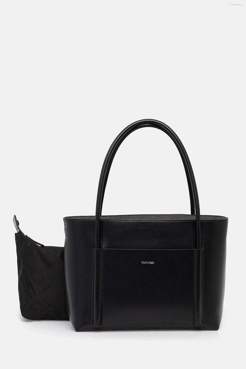 Levně Kabelka Calvin Klein černá barva, K60K613110