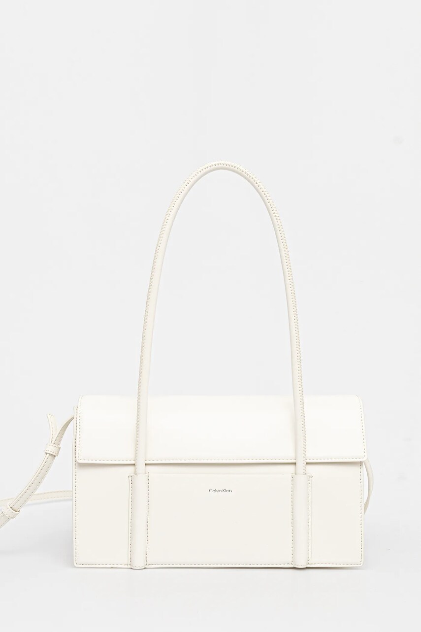 Levně Kabelka Calvin Klein béžová barva, K60K613111