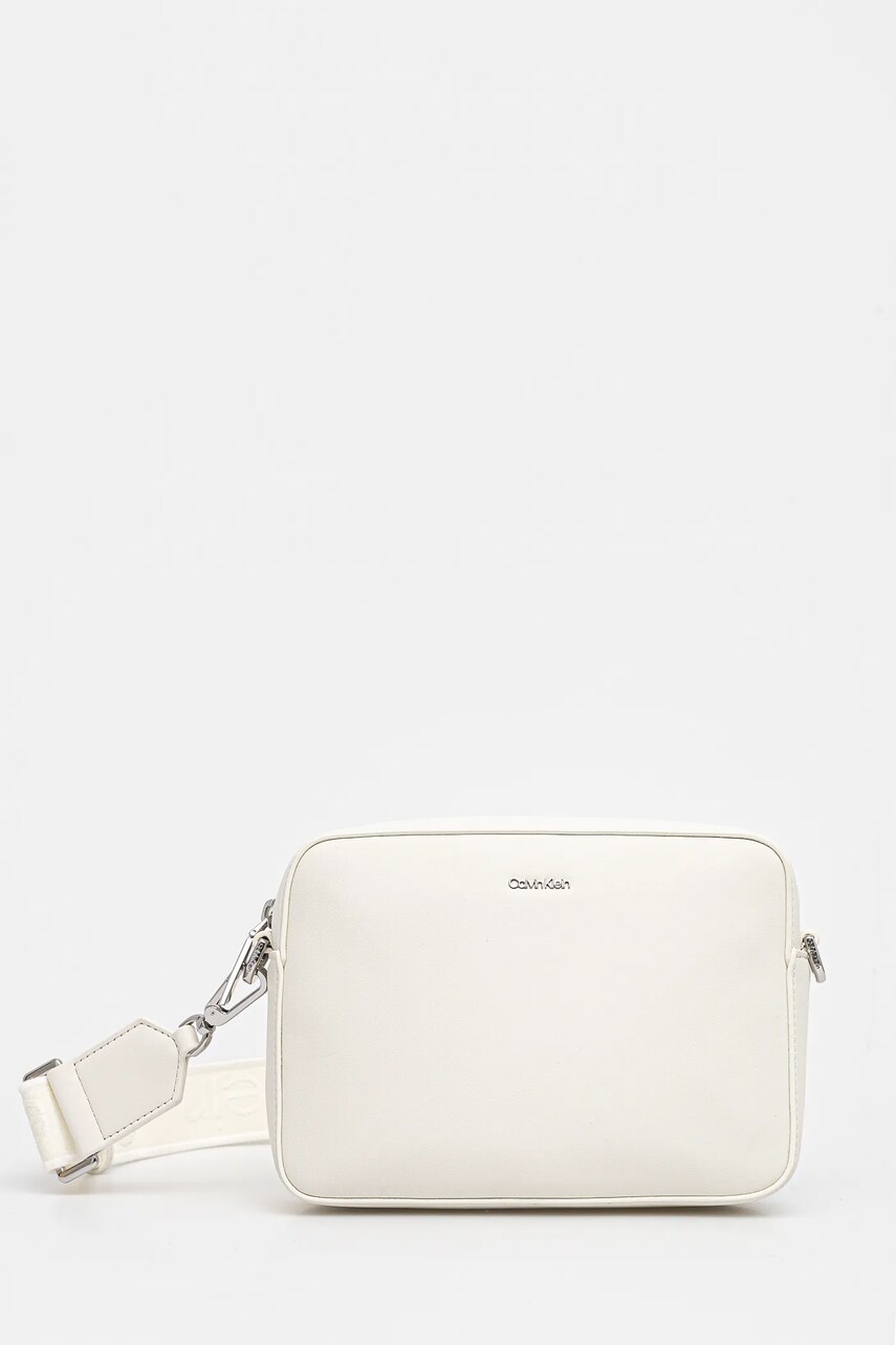 Levně Kabelka Calvin Klein béžová barva, K60K613145